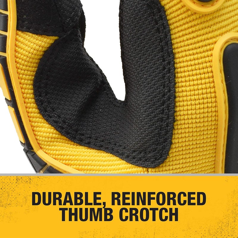 DEWALT DPG781 Performance Mechanic Work Glove with TPR Impact Protection and Anti-Slip Grip - Medium (1 Pair) - Image 5