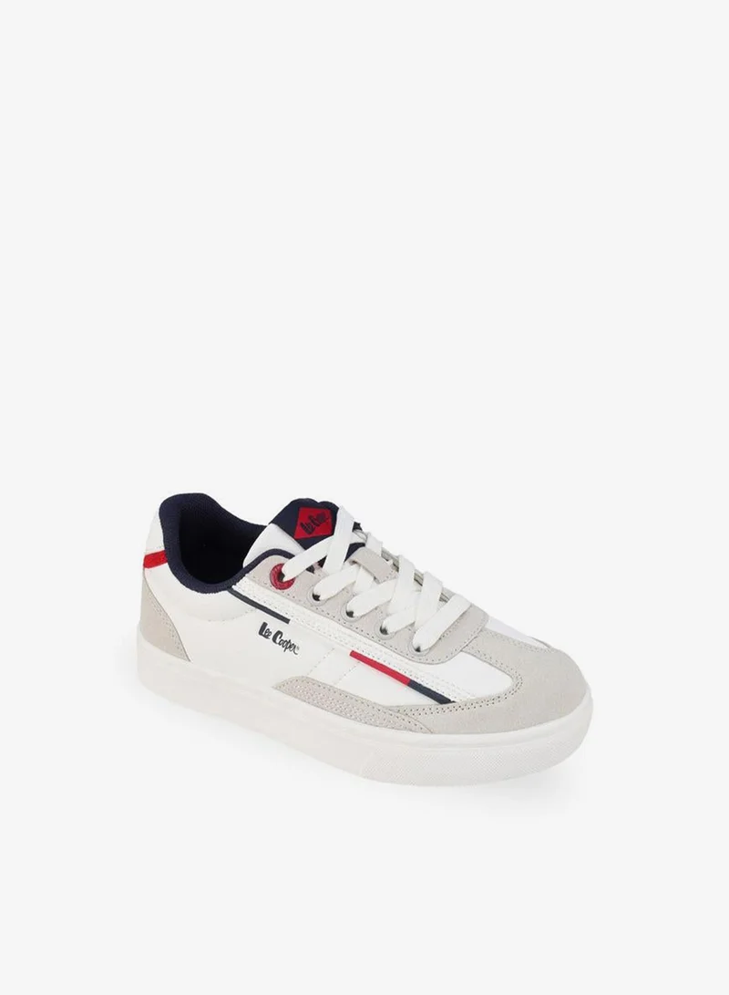 لي كوبر Boys Lace-Up Ankle School Sneakers