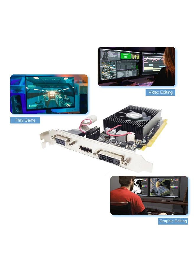 Glorto GeForce GT 610 2G DDR3 Low Profile Graphics Card, PCI Express 1.1 x16, HDMI/VGA/DVI, Entry Level GPU for PC, SFF and HTPC, Compatible with Win11 - Image 5