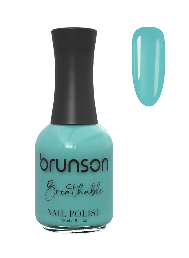 brunson Breathable Nail Polish Halal nail polish Wudu friendly Quick-Dry Vegan long lasting but easy peel off   18ml BH324