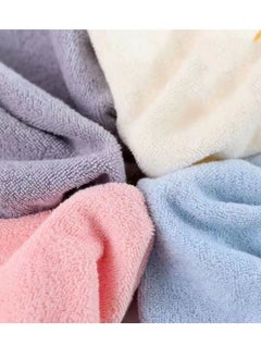 Bukela 4 Pieces Thickened Face Towel Cotton Soft Absorbent Household Towel (4 colors: 33*70cm)  - Image 4