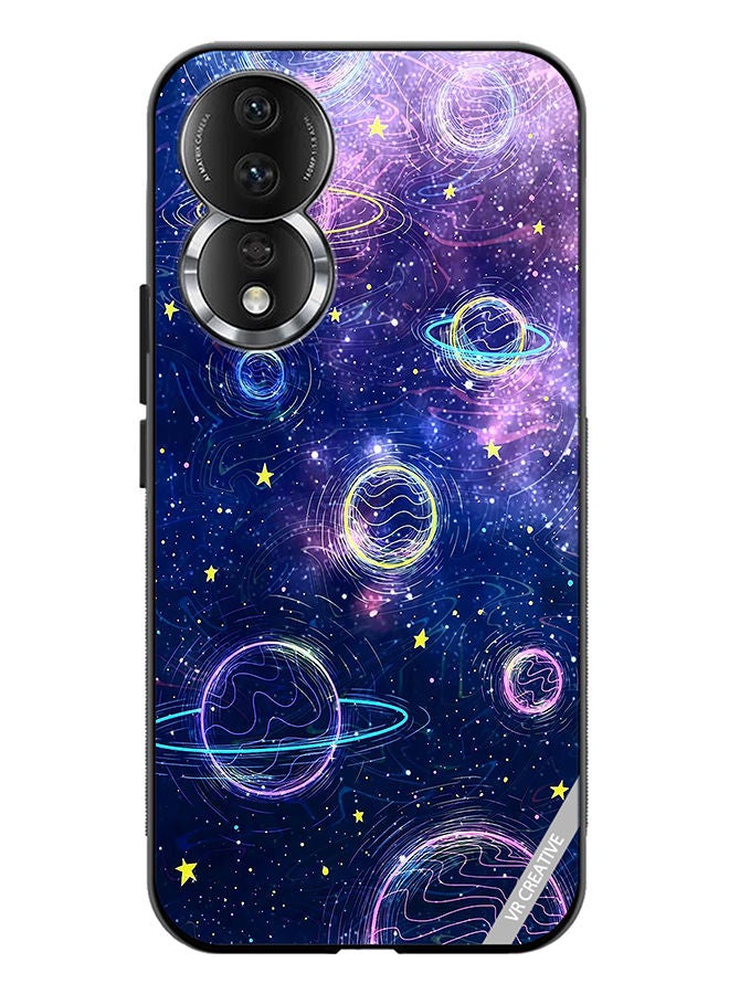 VR CREATIVE Protective Case Cover For Honor 80 Galaxy Design Multicolour - Image 1
