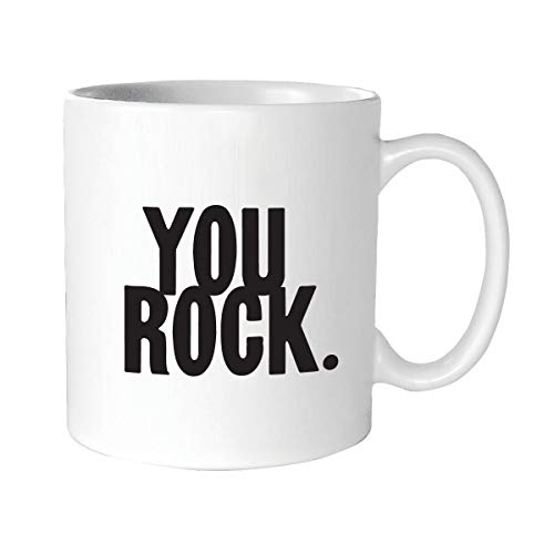 Quotable Cards Quotable You Rock Quotable Mug - Quotes Kitchen Home MUG-GD209-QUOTE - Image 1