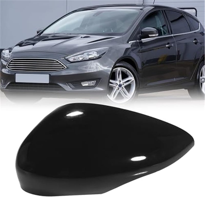 QASULER Left Side Wing Mirror Cover for Ford Fiesta - Image 3