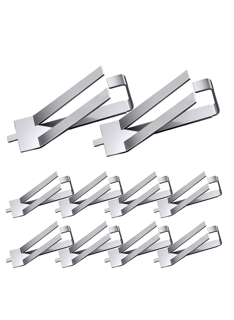 10 Pack Ender 3 Glass Bed Clips Stainless Steel Glass Bed Spring Turn Clips Platform Clamps Stable for Creality Ender 3 Pro Ender 3S Ender 5 Pro CR-20 PRO CR-10S Pro 3D Printer - Image 1
