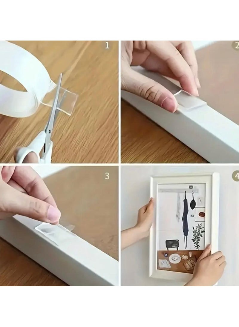 Super Strong Double-sided Tape - Reusable, High Strength,No Residue,Waterproof - Image 4