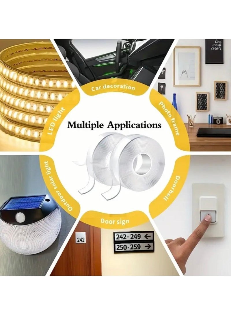 Super Strong Double-sided Tape - Reusable, High Strength,No Residue,Waterproof - Image 3