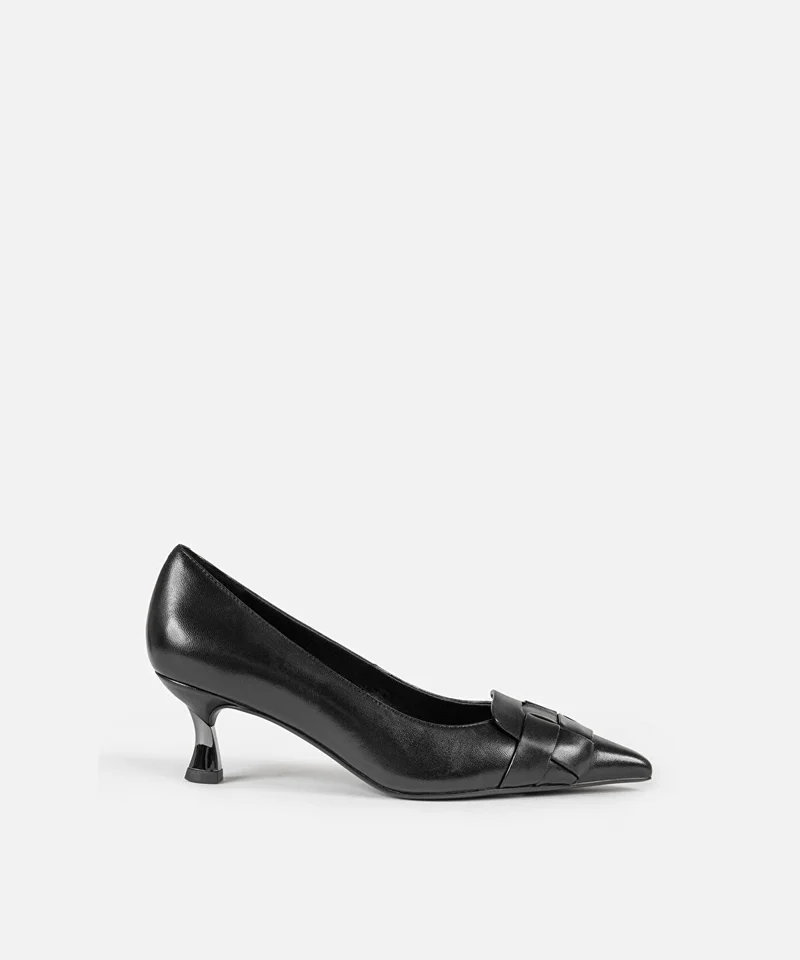 ابيكول Woven Leather Heels