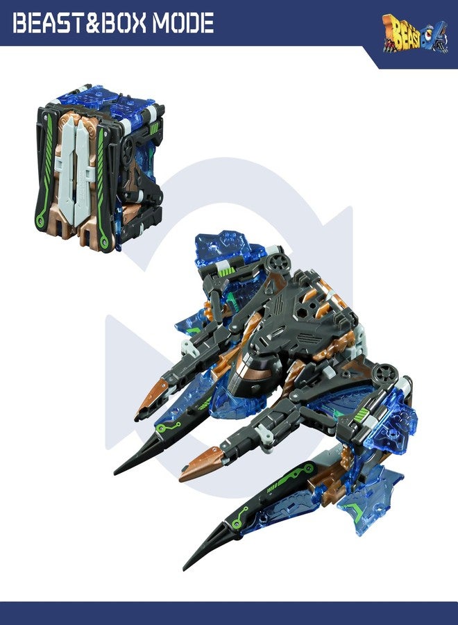 52TOYS Beastbox BB-64 Radioheadar Deformation Toys Action Figure, Converting Toys in Mecha and Cube, Perfect Birthday Party Gift for Teens and Adults, Based on Bat - Image 3