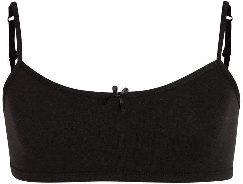 Rene Rofe Girls' Training Bras – 10 Pack Cotton Stretch Girls Cami Bralettes - Spaghetti Strap Training Bra for Girls (7-14), Size 10-12, Asst #1 - Image 5