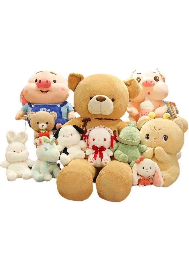 Grab Machine Boutique Doll Wedding Throw Doll Birthday Gift Activity Doll Stall Collar Interactive Plush Toy-Color:Random Delivery Of Fine Products-Height:110-120cm Big Doll
