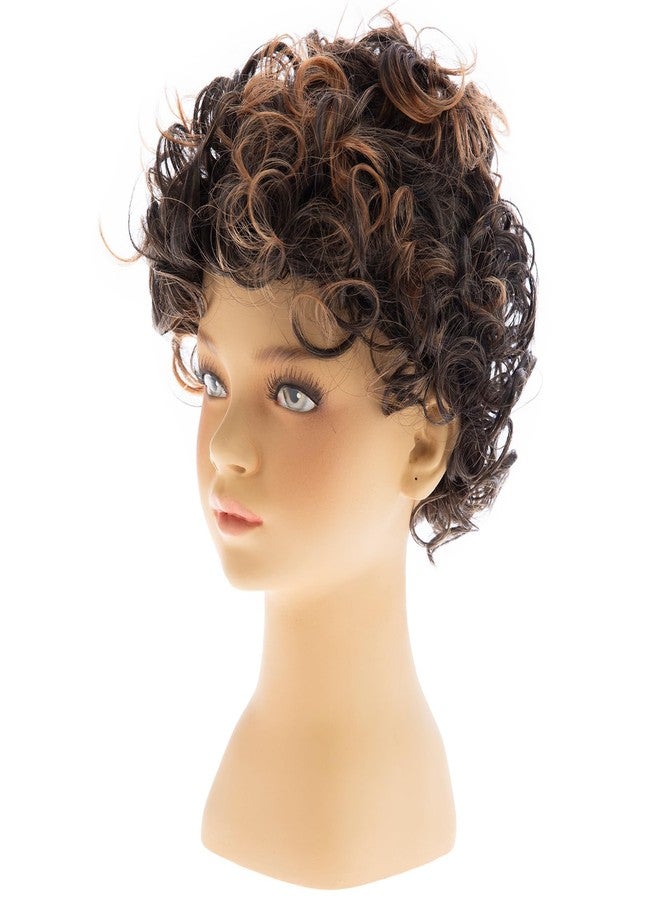 Dsimeig Brown Kids Wig Short Curly Child Synthetic Boys Wig Cosplay Halloween Costume Party Use - Image 2