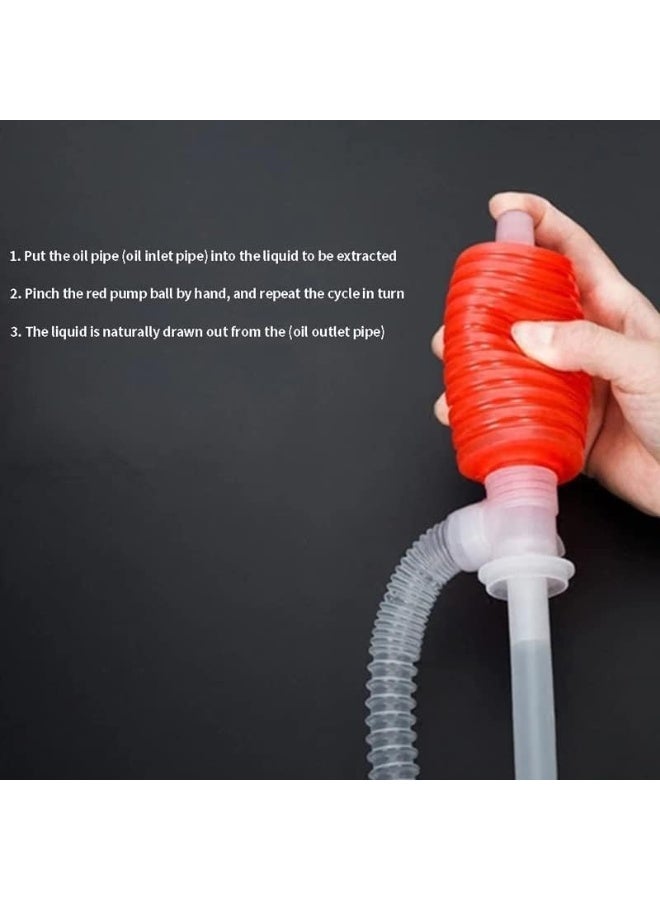 Universal Hand Pump for Siphoning and Suctioning Water with Liquid Chemical Technology, Manual Transmission Car Pump - Image 5