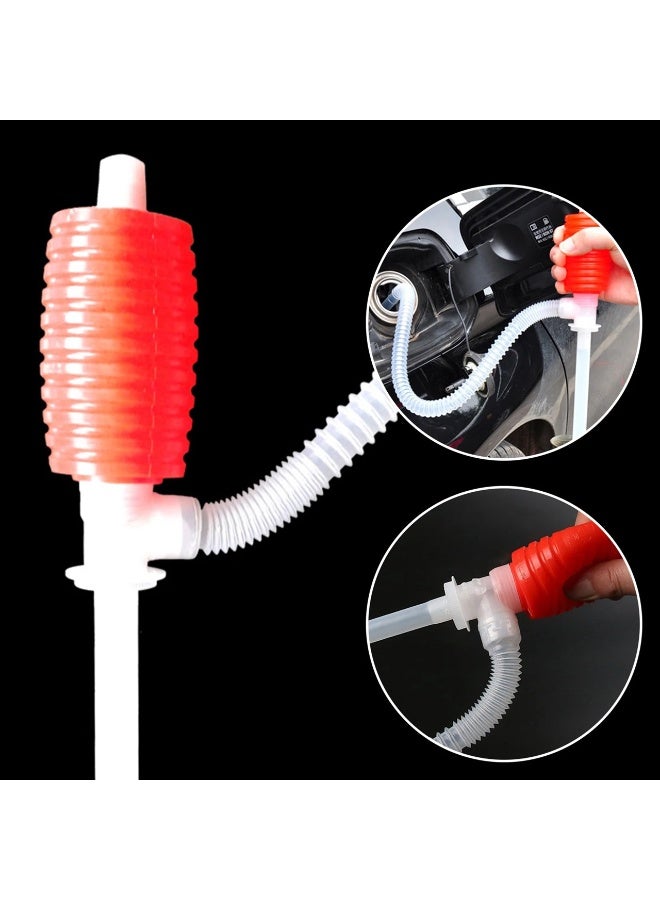 Universal Hand Pump for Siphoning and Suctioning Water with Liquid Chemical Technology, Manual Transmission Car Pump - Image 1