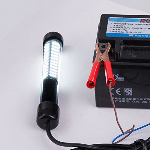 SAMDO Underwater Fishing Light Lamp IP68 12V 180 SMD LED 1080 Lumens Fish Attracting Light 10.8W (White) - Image 3