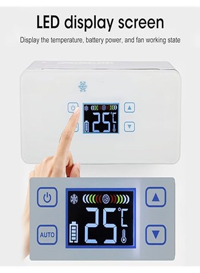 Insulin Cooler, LED Screen Smart Temperature Control Insulin Cooler Travel Case with Battery - Image 3