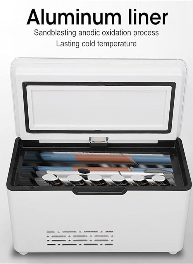 Insulin Cooler, LED Screen Smart Temperature Control Insulin Cooler Travel Case with Battery - Image 4