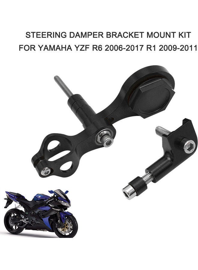 NIBEMINENT Motorcycle Steering Damper Bracket Mount Kit Replacement For Yamaha YZF - Image 2