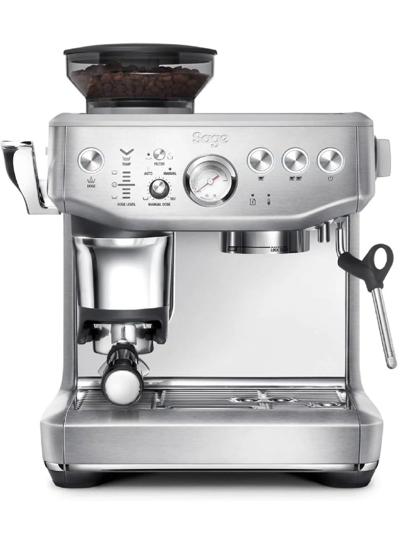 ماكينة إسبريسو Sage Barista Express™ Impress شبه أوتوماتيكية مع مطحنة مدمجة، ستانلس ستيل مصقول