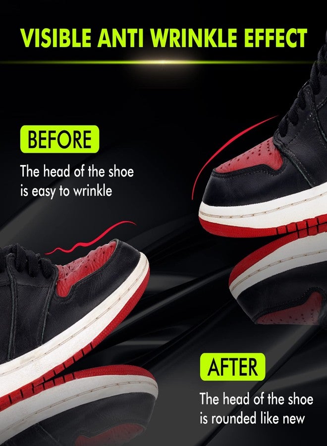 GBSYU Crease Protectors for Air Force 1 ‖ Jordan 1 ‖ Dunk Low, 4 Pairs Shoe Crease Protector, Crease Guard Suitable for Most Shoes, Anti Crease Shoe Protector for Men's 7.5-12/ Women's 5-8.5 - Image 2