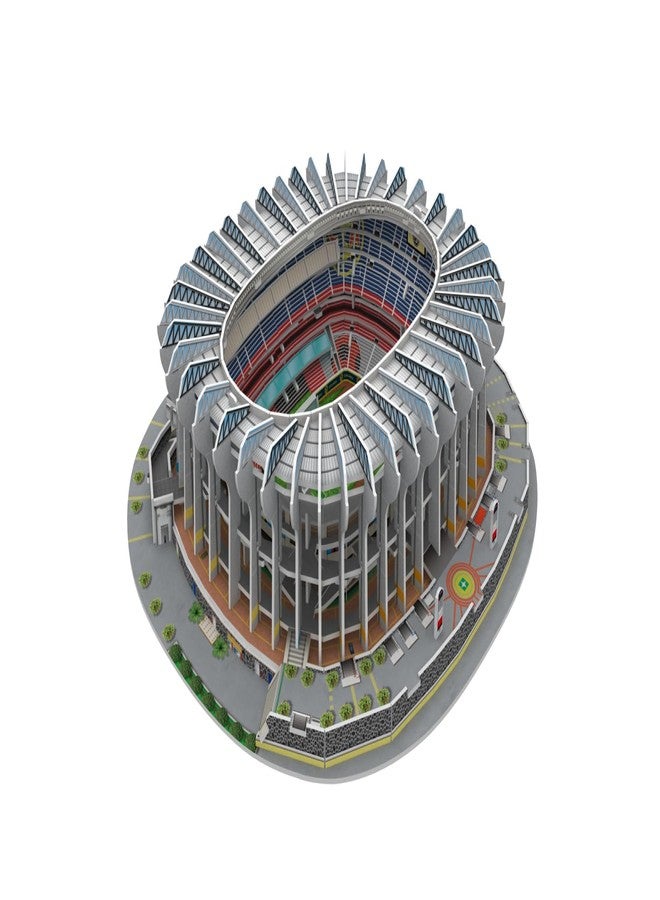 Sockers Azteca Stadium 3D Puzzle – Officially Licensed, Home of Mexican National Team, Soccer Stadium Replica, No Glue Required, Collector Gift - Image 2