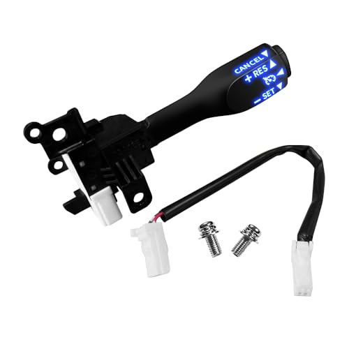 JIANGGAI Lighting Cruise Control Switches Replacement for Toyota & Lexus 2001-2023 for Corolla Camry Highlander RAV4 Matrix Tundra Tacoma 4Runner Tundra RAV4 Sienna Avalon, #84632-34011(Blue Light) - Image 1