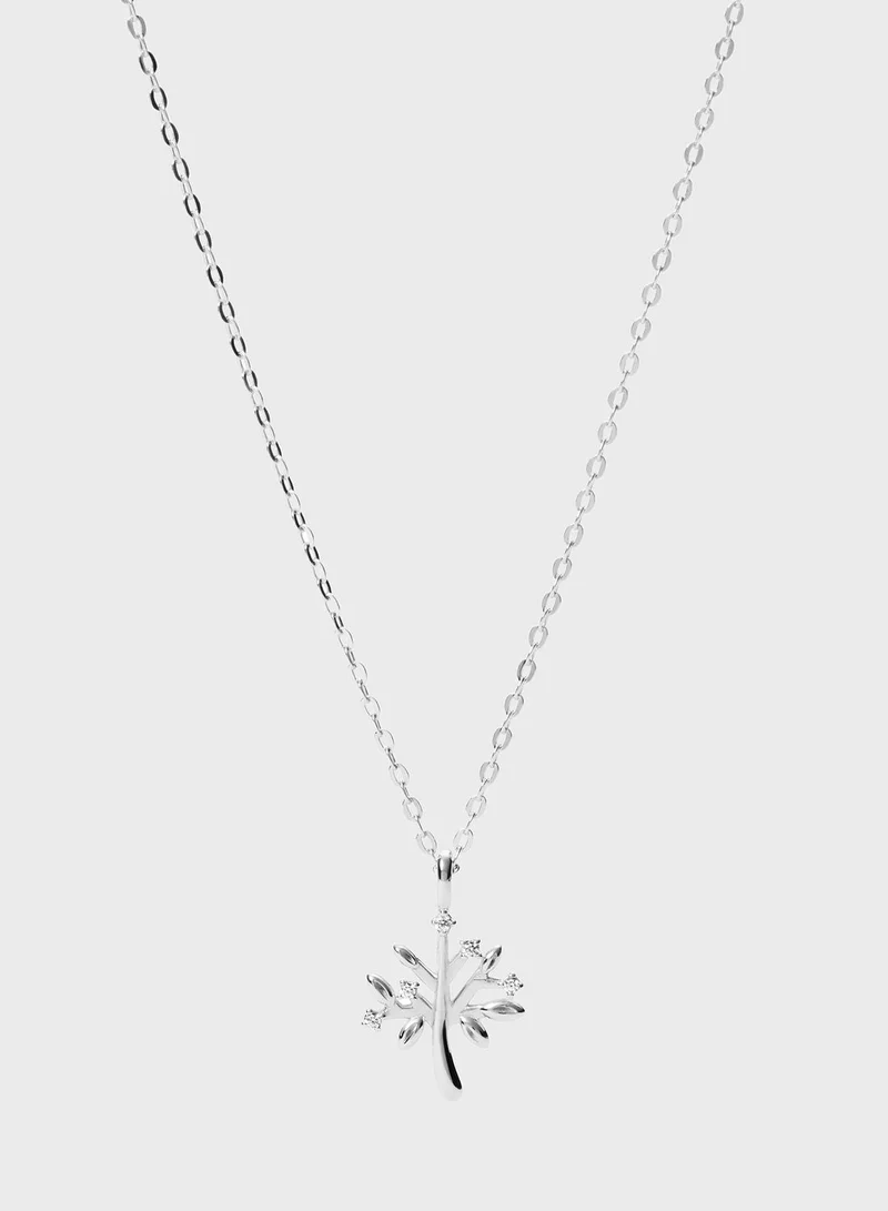 FOSSIL Leaf Pendant Necklace
