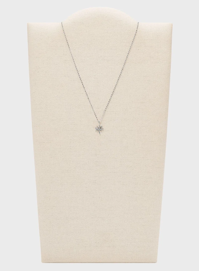 FOSSIL Leaf Pendant Necklace