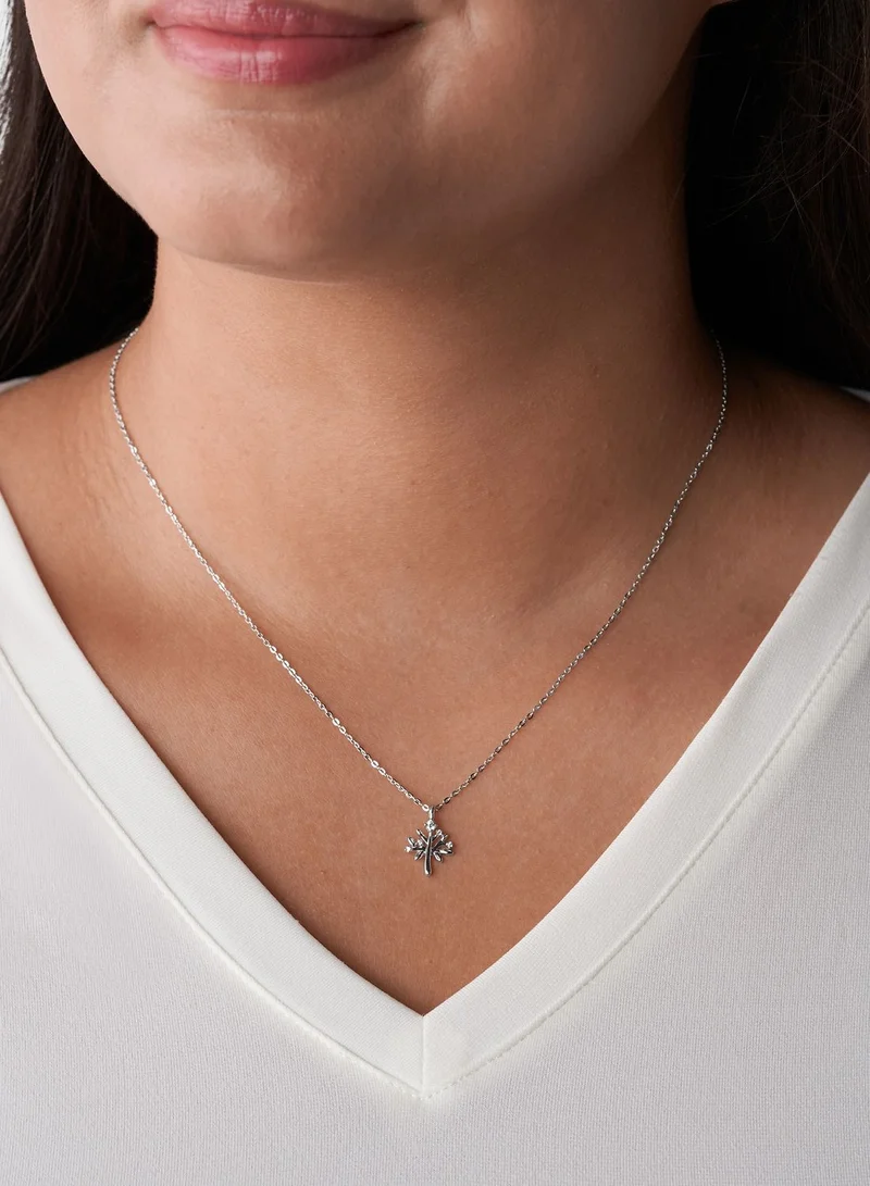 FOSSIL Leaf Pendant Necklace