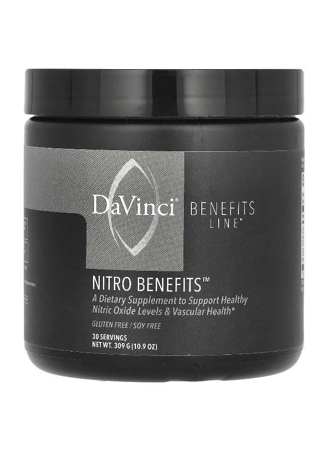 DaVinci Laboratories DaVinci Laboratories, Benefits Line, Nitro Benefits, 10.9 oz (309 g)  - Image 1