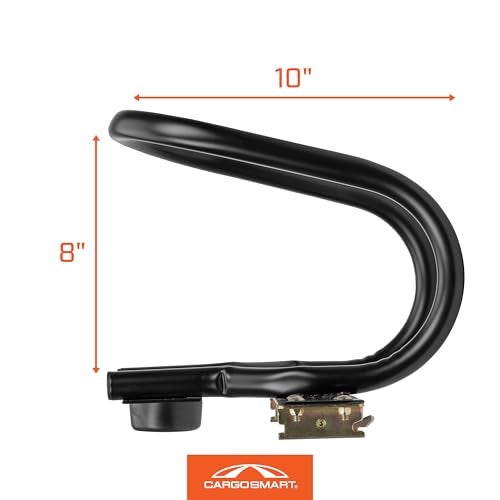 CargoSmart Motorcycle Wheel Chock — Connects to X-Track and E-Track Systems — Fits Up to 7” Wide Tires - Image 3