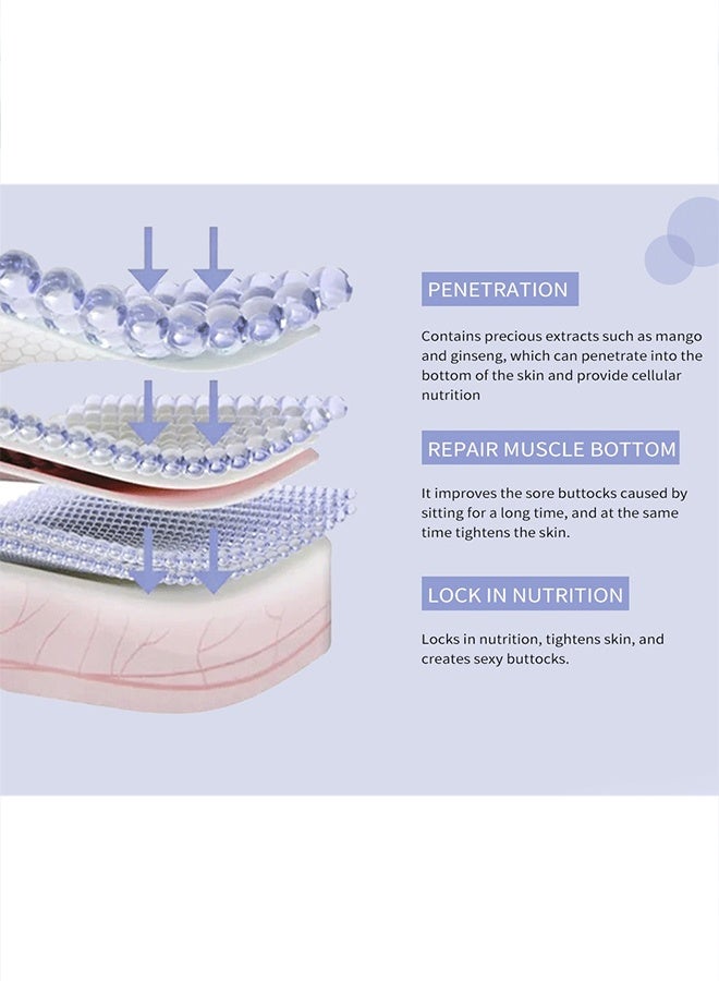 RtopR Mango Buttock Cream - Natural Plant Essence Can Deeply Moisturize, Relieve The Pain Of Sitting Buttocks, Tighten And Lift The Skin, And Shape The Ideal Curve Buttock Cream 40g - Image 3