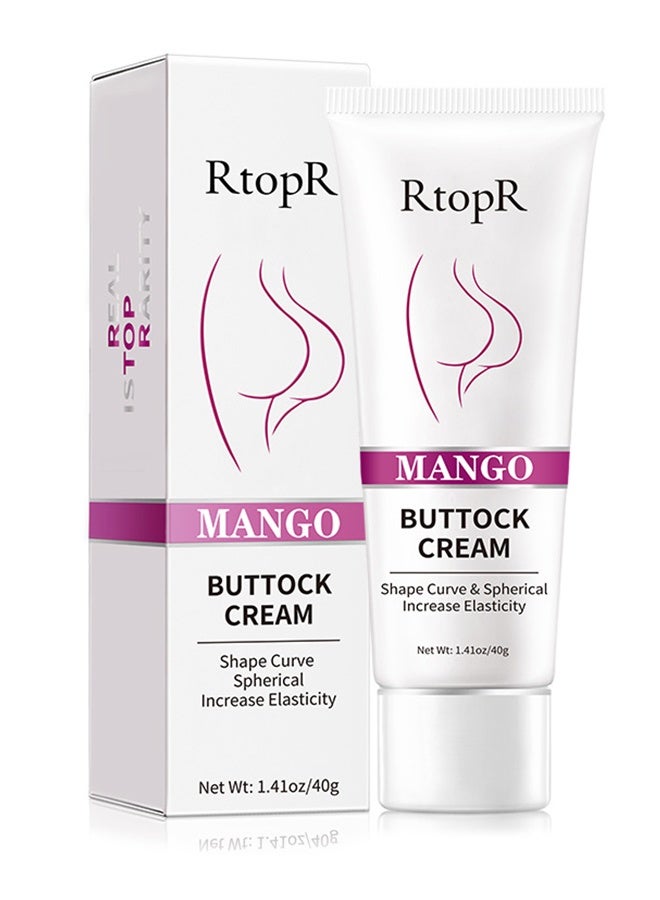 RtopR Mango Buttock Cream - Natural Plant Essence Can Deeply Moisturize, Relieve The Pain Of Sitting Buttocks, Tighten And Lift The Skin, And Shape The Ideal Curve Buttock Cream 40g - Image 1