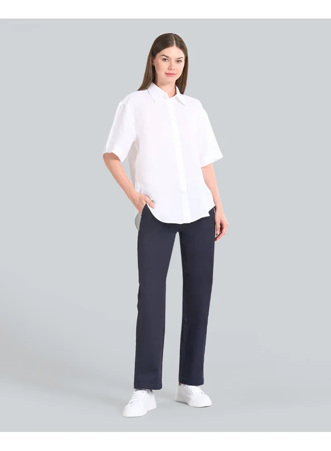 GANT Relaxed Fit Linen Short Sleeve Shirt
