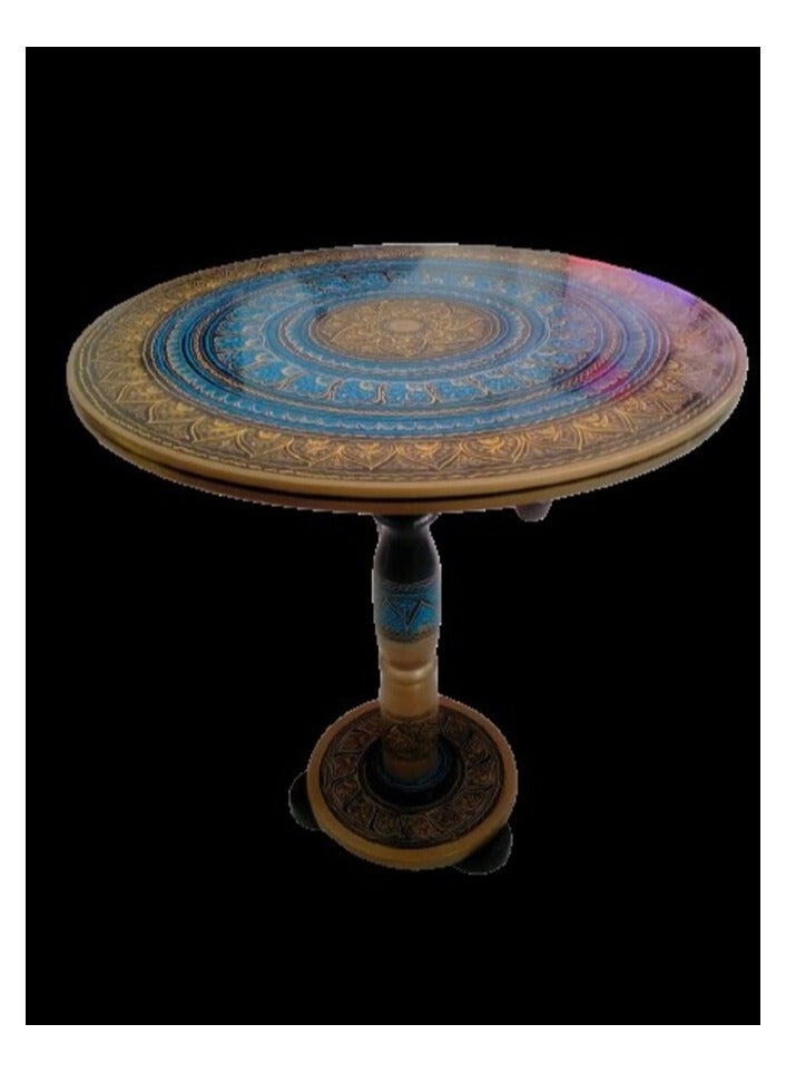 MIRFA Wooden Round Coffee Table  - Image 2