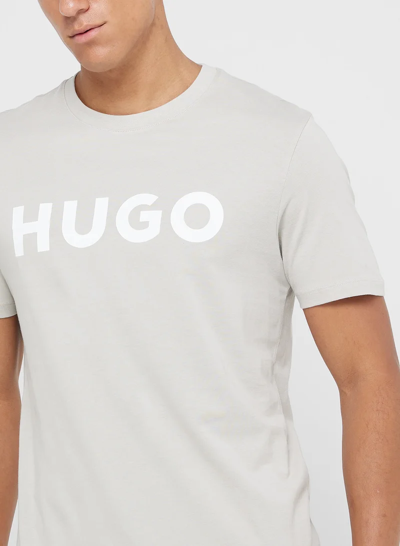 هوجو Logo Crew Neck T-Shirt