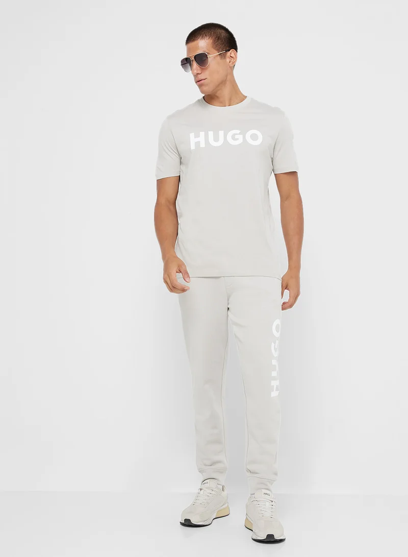 هوجو Logo Crew Neck T-Shirt