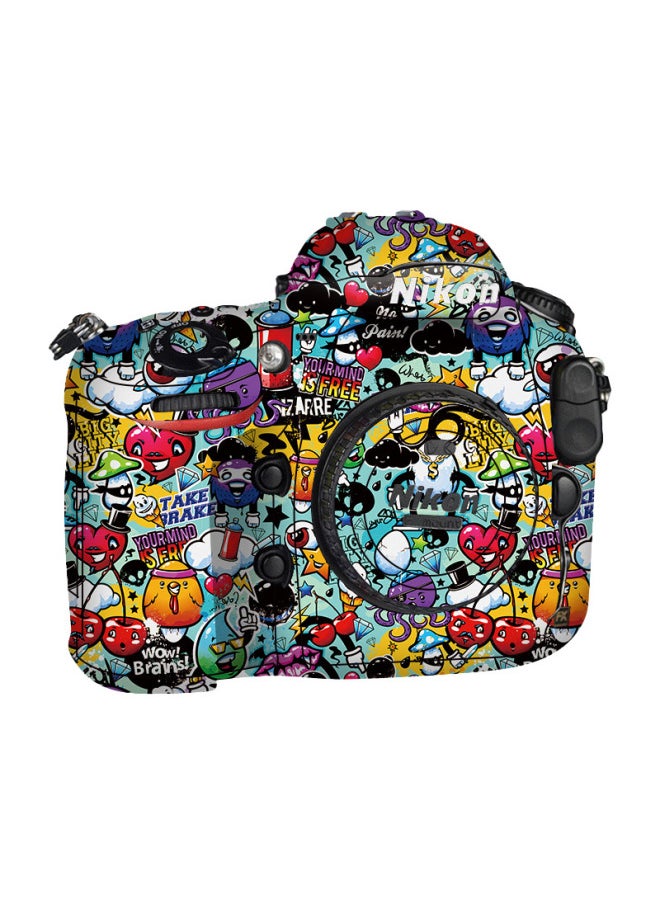 Generic Walking Donkey Suitable For Nikon SLR Camera Sticker D810 Body Sticker Lens Sticker Full Pack Color Change Film-Color:singular Element  - Image 1