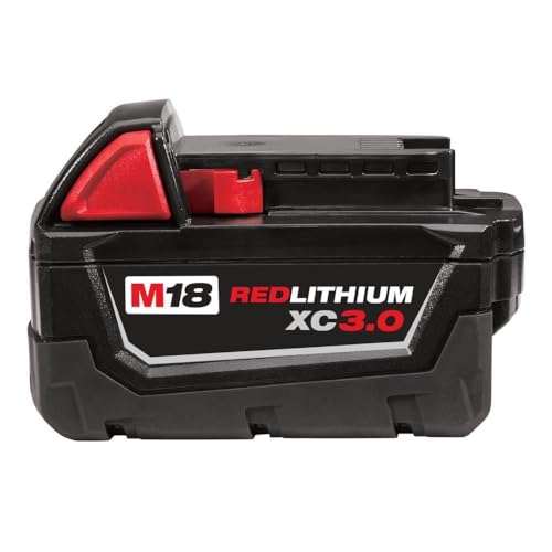 Milwaukee 48-11-1828 Genuine OEM M18 3 Amp Hour 18V Lithium Ion XC Extended Capacity Battery with Redlink Intelligence and Extreme Weather Performance - Image 5