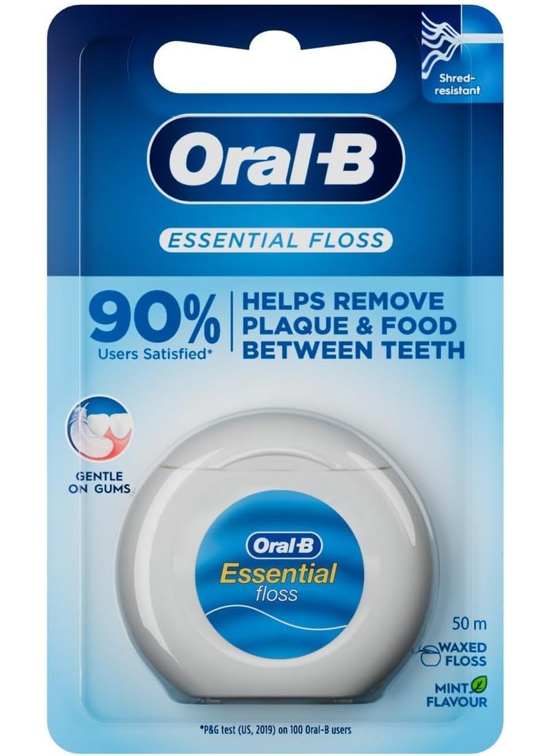 Oral-B Essential Floss Mint Waxed – 50m