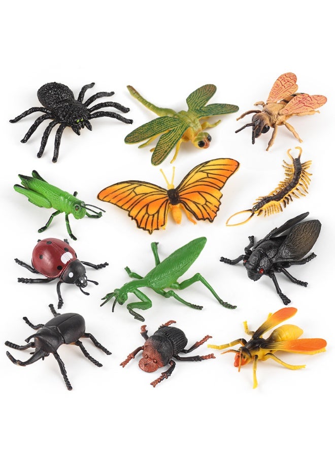 NIBEMINENT Kids Realistic Insect Toy Set - Educational Simulation Animal Models