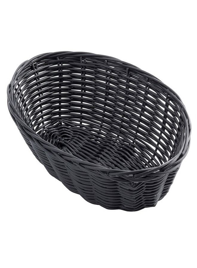 Tablecraft Black Handwoven Basket