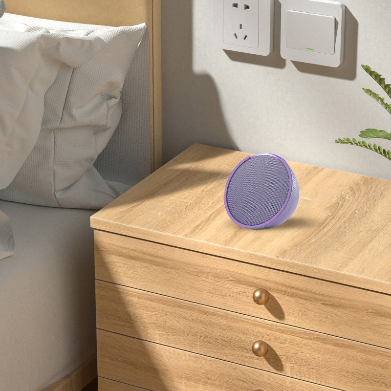 Silicone Speaker Cover Compatible For Echo Full Flexible Easy Access To Buttons And Ports For Home And Travel - Image 3