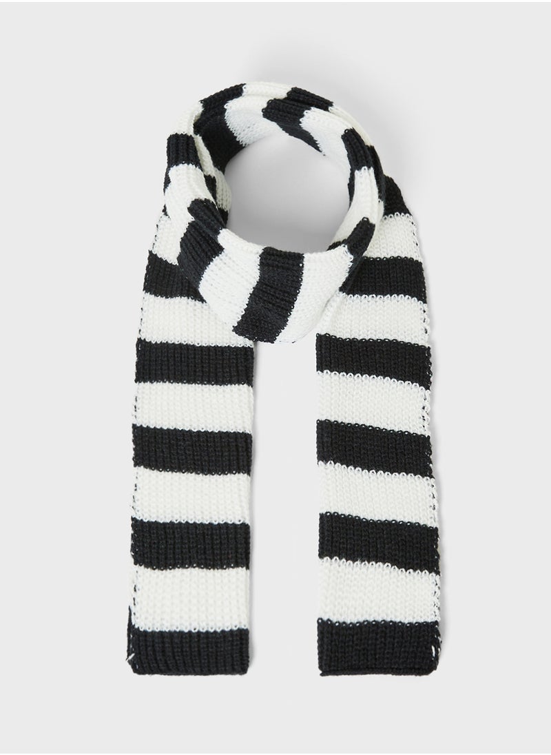 Ginger Striped Winter Scarf  - Image 1