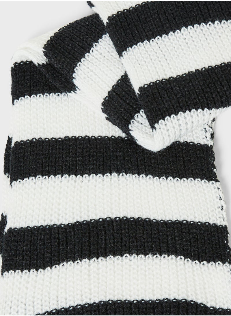 Ginger Striped Winter Scarf  - Image 2