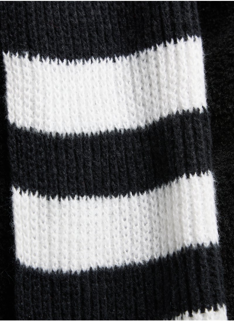 Ginger Striped Winter Scarf  - Image 5