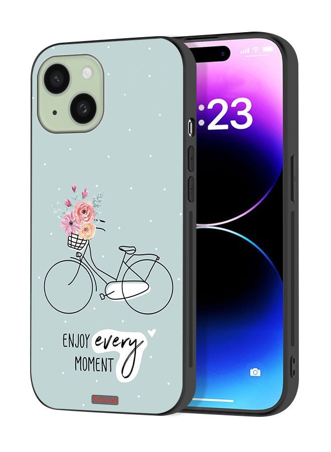 Tolwak Apple iPhone 15 Plus Protective Case Cover Enjoy Every Moment - Image 1