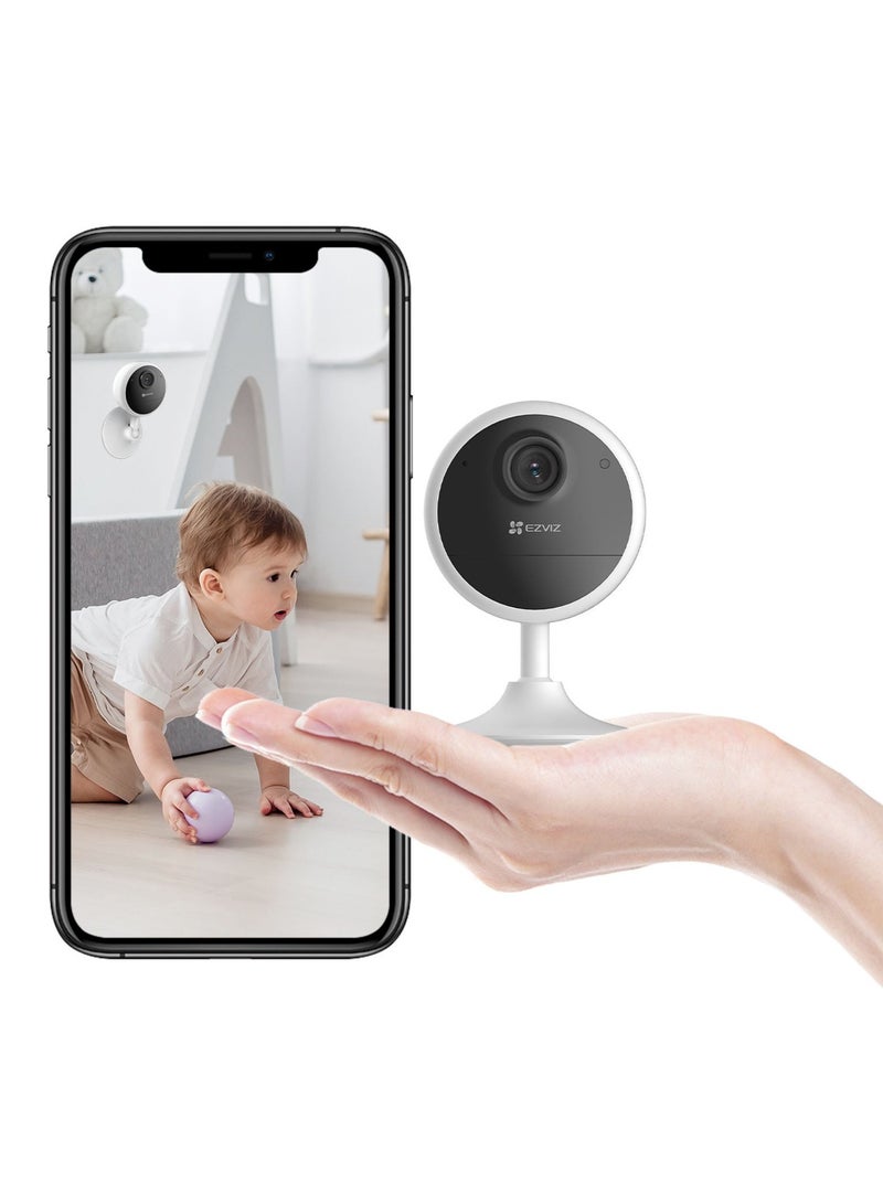 EZVIZ CB1 Indoor Security Camera, 1080p Home Battery Camera with IR Night Vision, Two Way Talk, Adjustable Magnetic Stand, Sleep Mode, Human Motion Detection, Works with Alexa, Supports MicroSD Card - Image 1