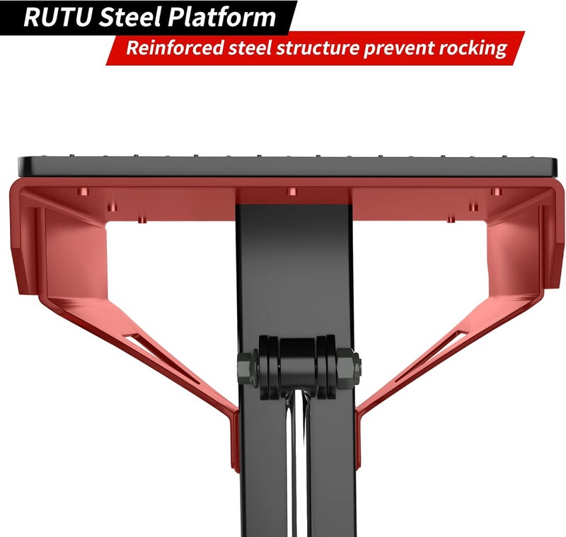 RUTU Heavy Duty Hydraulic Motorcycle Lift Stand Jack - 1400 Lbs Capacity for Dirt Bikes and ATVs - Image 3