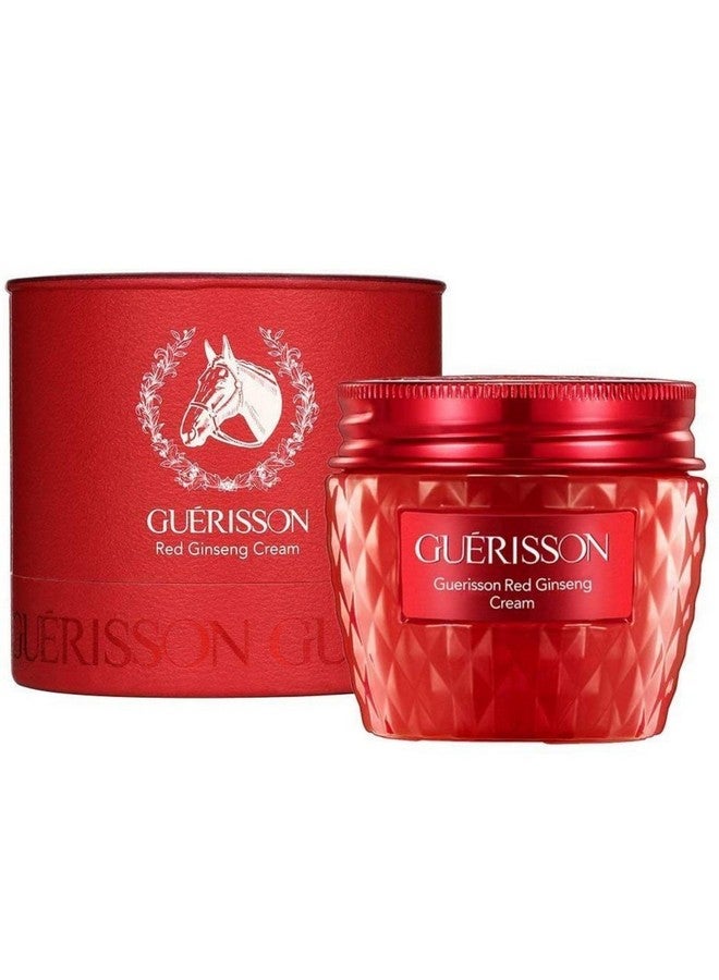 جوريسون كريم الجينسنغ الأحمر من جيريسون، 60 غرامًا (2.03 أونصة سائلة) - يحتوي على زيت الحصان ومستخلص الجينسنغ الأحمر، ومضاد للأكسدة، وكريم مرطب قوي للوجه. - Image 1